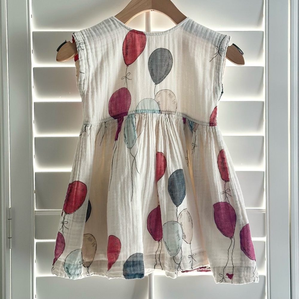 Pink Chicken balloon dress sz 4